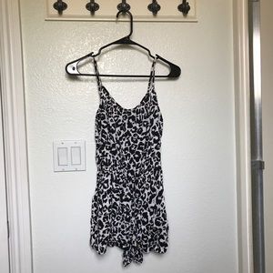 Cheetah Print Romper